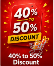 40% to 50% Discount